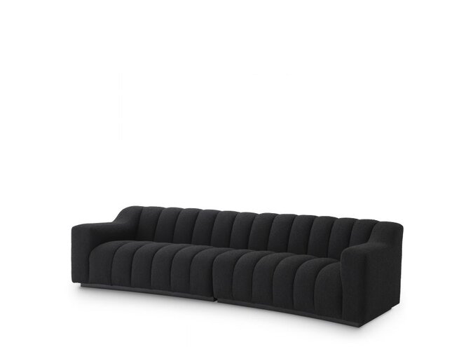 Sofa Kelly - L - Bouclé black