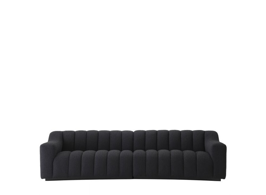 Sofa 'Kelly' - L - Bouclé black