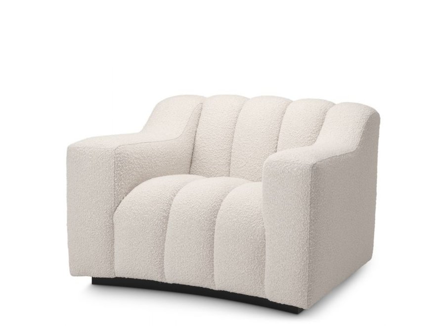 EICHHOLTZ Sofa 'Kelly' - S - Bouclé cream - Wilhelmina Designs