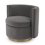Swivel chair 'Amanda'  - Savona Grey