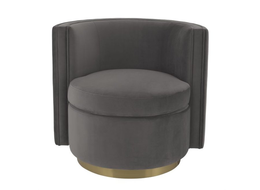 Swivel chair 'Amanda'  - Savona Grey