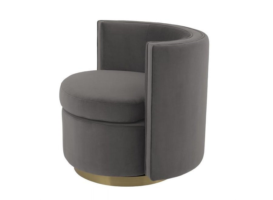 Swivel chair 'Amanda'  - Savona Grey