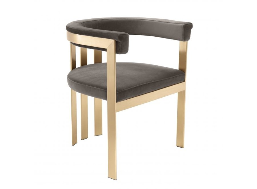 Chaise de salle à manger 'Clubhouse'- Grey