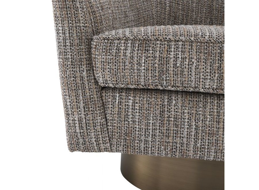 Swivel armchair 'Catene' - Mademoiselle beige