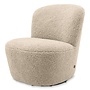 Swivel chair 'Doria' - Canberra Sand