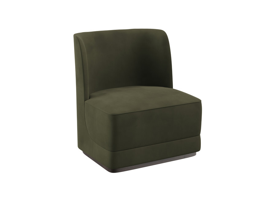 Lounge chair 'Hale' - Challenger Fabric Green