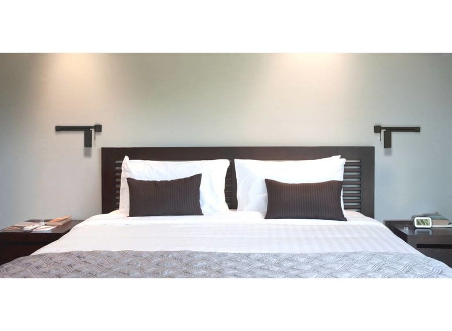 Bedlampje 'Manhattan' in 2 kleuren