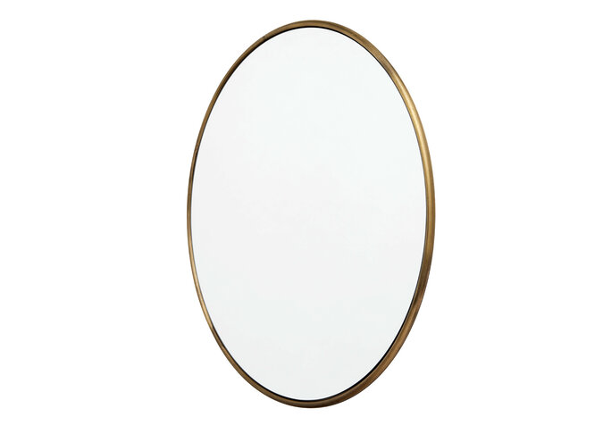 Wall mirror around Copenhagen L - Antique Brass