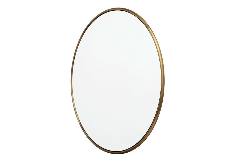 Wandspiegel rond Copenhagen L - Antique Brass