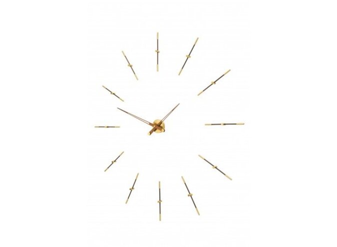 Design wall clock Merlín Gold