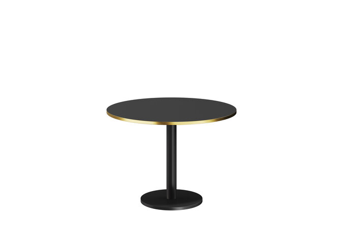 Bistro table 'Marais' Round low - Gold