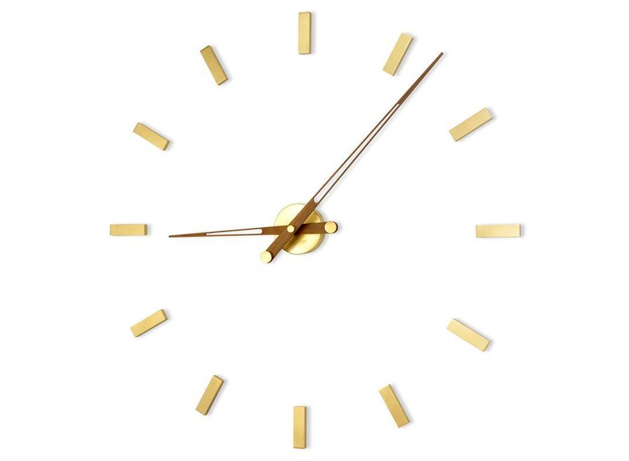 Design Wall Clock Tacón Gold n