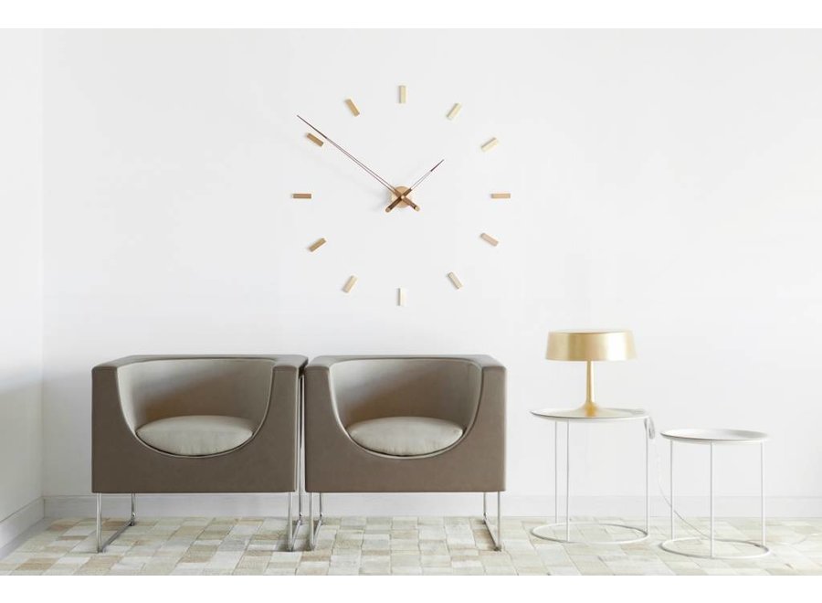 Horloge Murale Design 'Tacón Gold n'