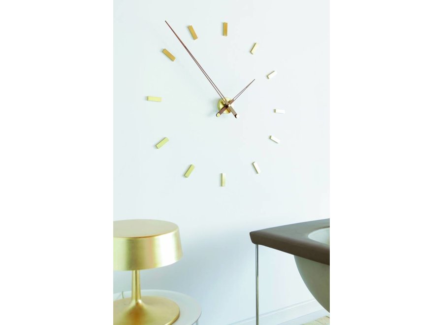 Design Wall Clock 'Tacón Gold n'