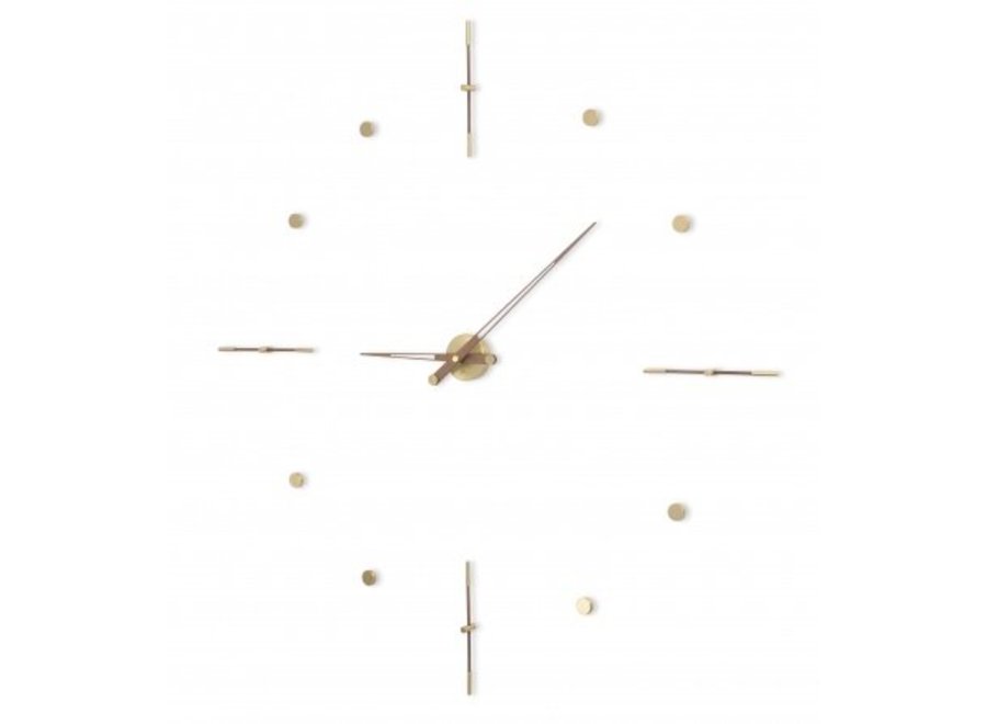 Design clock 'Mixto Gold N'