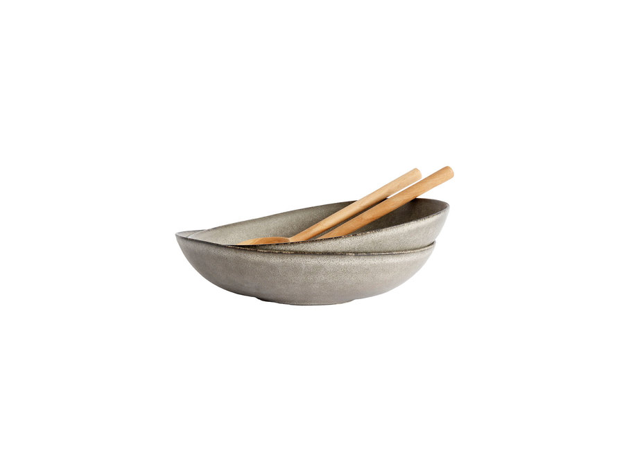 Salad bowl 'Mame' - XL - in the color Oyster