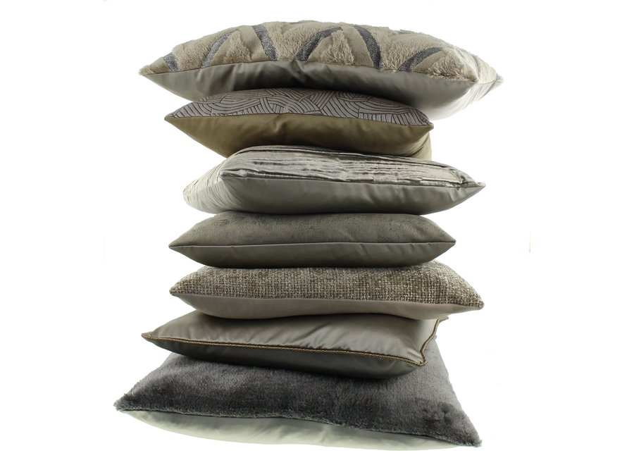 Coussin décoratif Bramana Dark Taupe