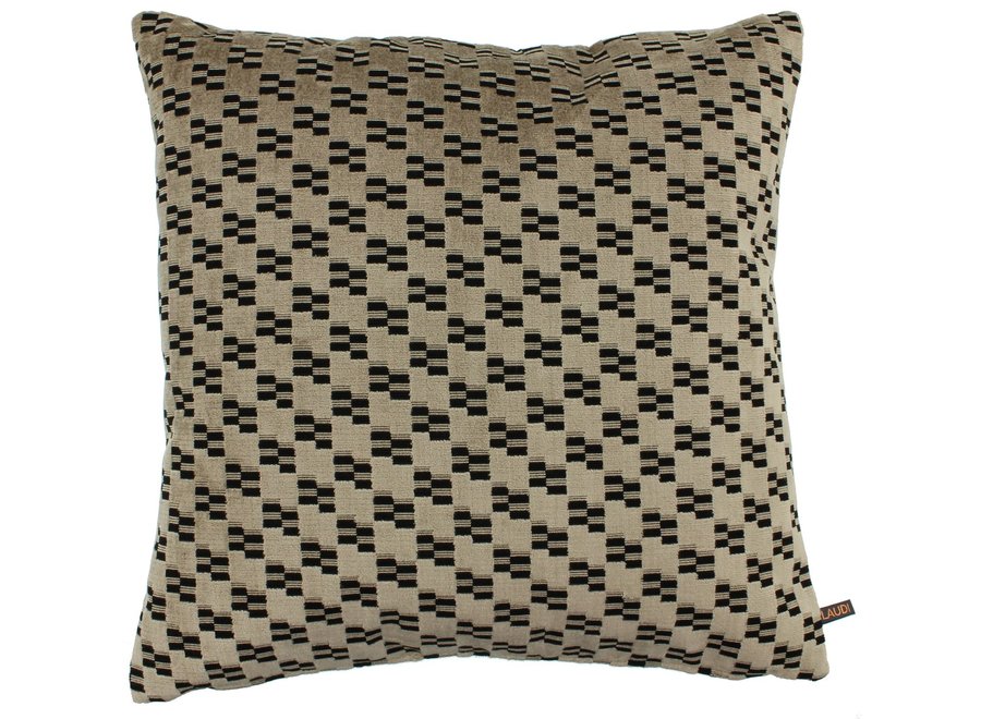 Decorative pillow Constanze Exclusive Black/Sand