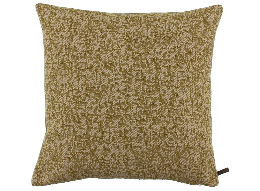 Cushion Floriani Eco  Mustard