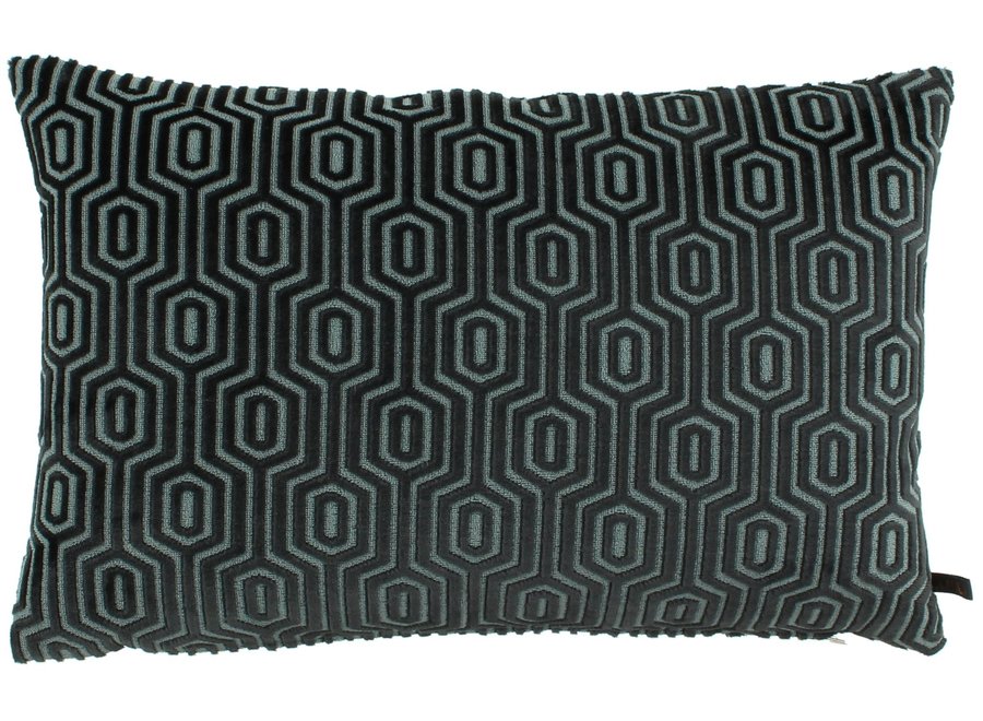 Coussin décoratif Oysele Grey/Mint