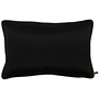 Coussin décoratif Dafne Black + Piping Gold