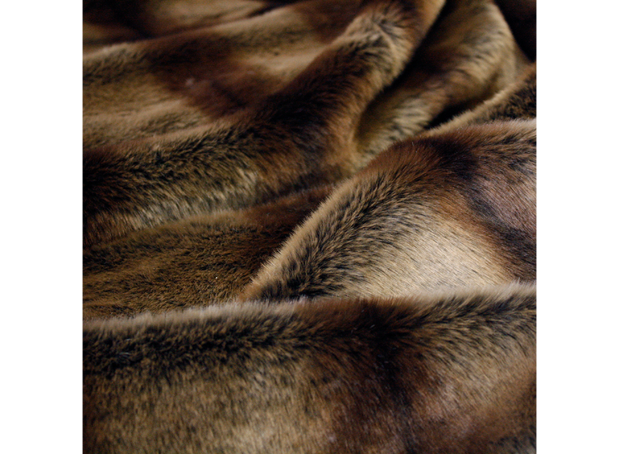 Fur plaid 'Striped Beaver'