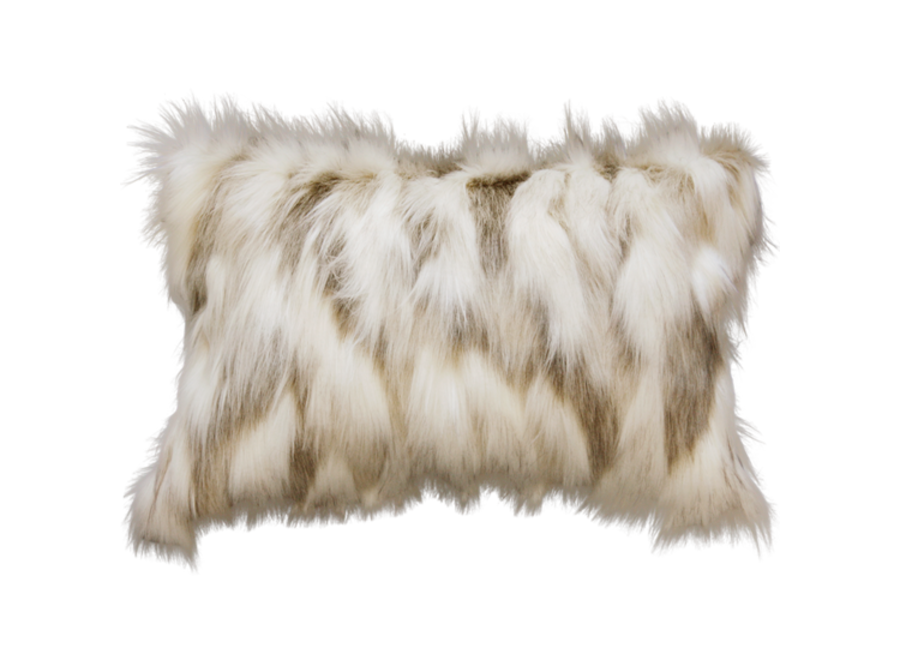 Fur cushion 'Snowshoe Hare'