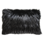 Bontkussen 'Ebony Plume'