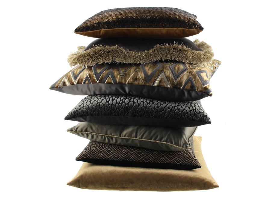 Decorative pillow Boleno Black/Gold