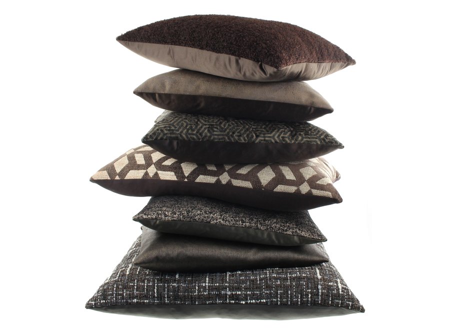 Decorative pillow Camilia Chocolate