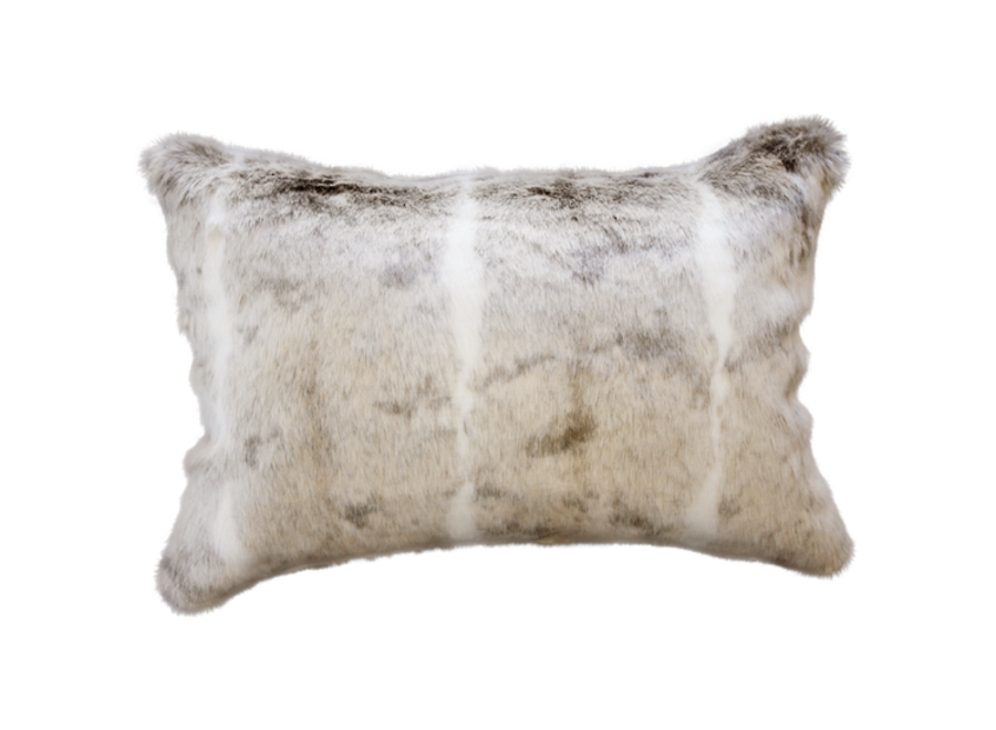 Coussin fourrure 'Mountain Rabbit'