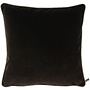 Decorative pillow Rosana Chocolate + Piping Diamante Gold