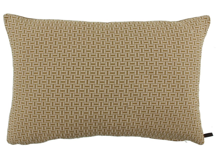 Coussin décoratif Stan Eco Mustard