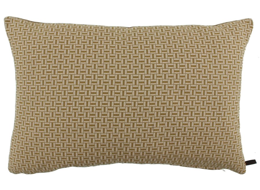 Decorative pillow Stan Eco Mustard