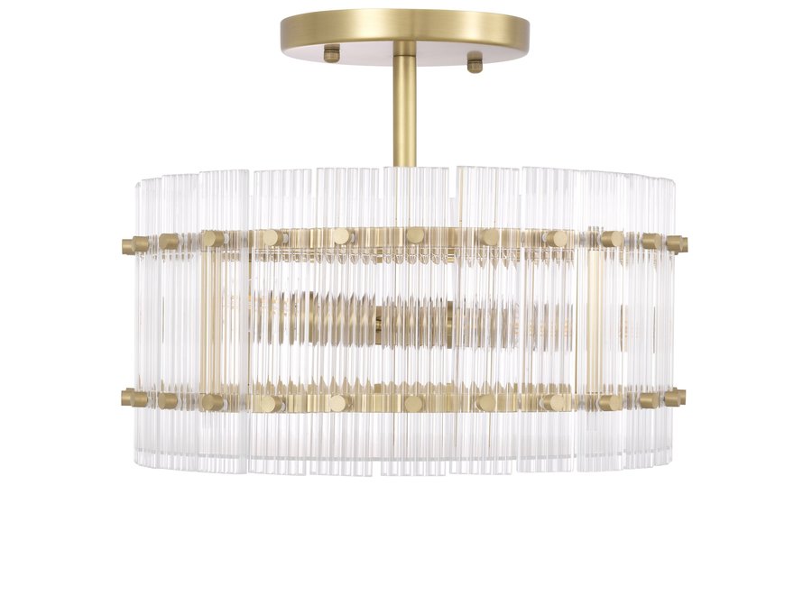 Ceiling lamp Ruby - Round - Brass