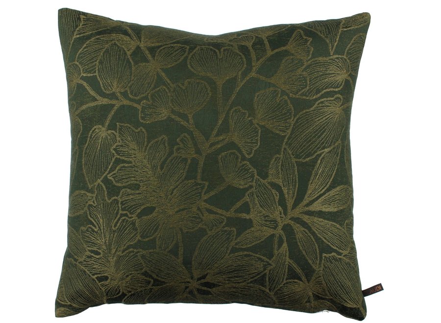 Coussin décoratif Zivanna Dark Green