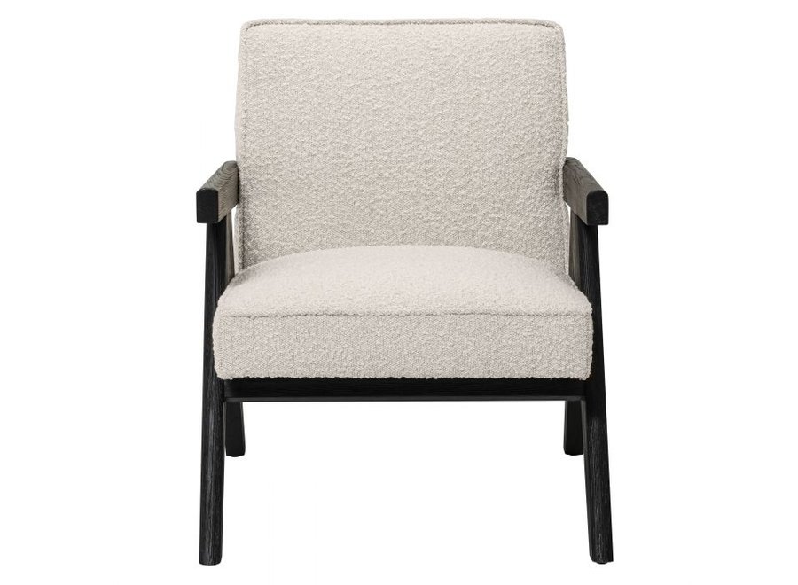 Armchair 'Greta' - Blouclé cream