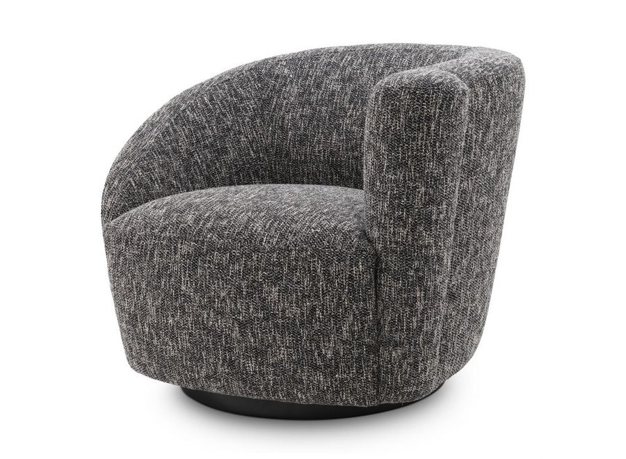 Swivel Chair 'Colin' - Cambon black - Right