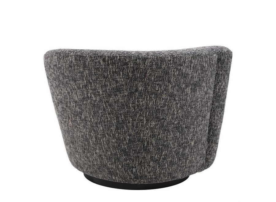 Swivel Chair 'Colin' - Cambon black - Left