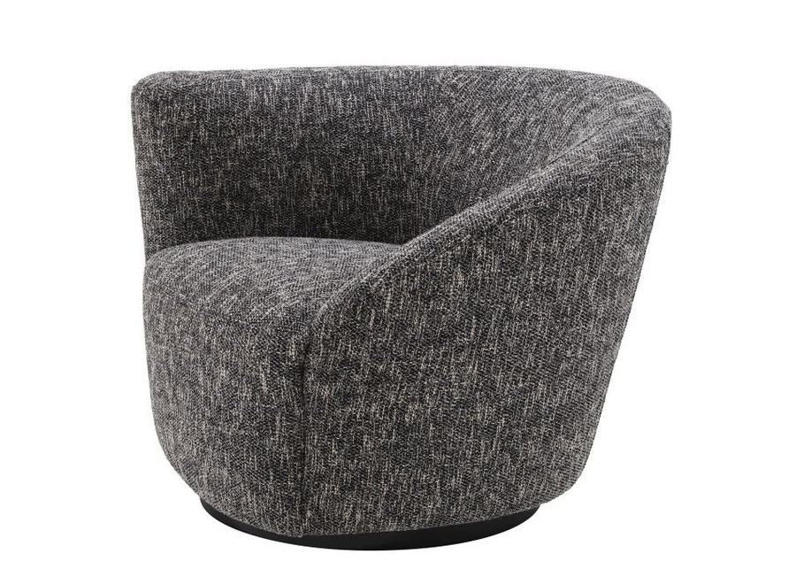 Draai Fauteuil 'Colin' - Cambon black - Left