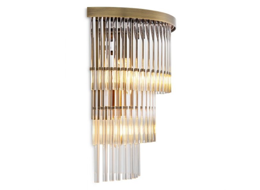 Lampe murale 'East' - Brass