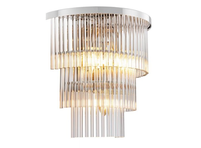 Lampe murale East - Nickel