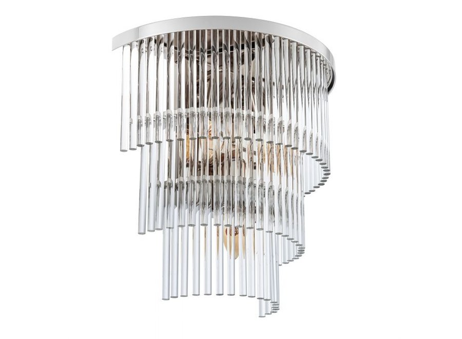 Lampe murale 'East' - Nickel