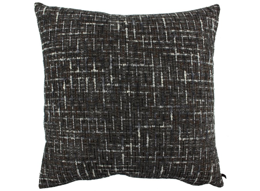 Decorative pillow Verle Dark Taupe