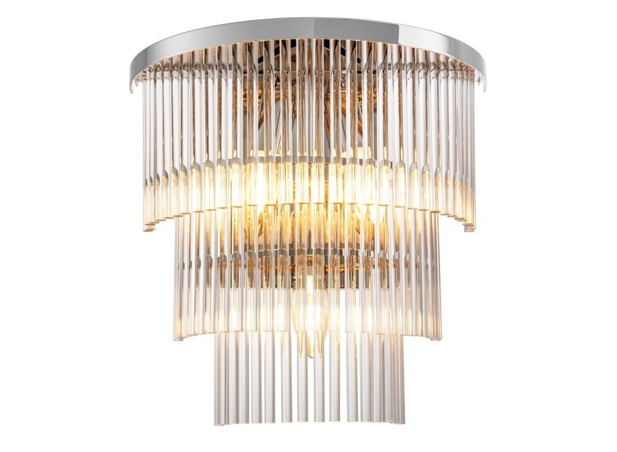 Wandlampe 'East' - Nickel