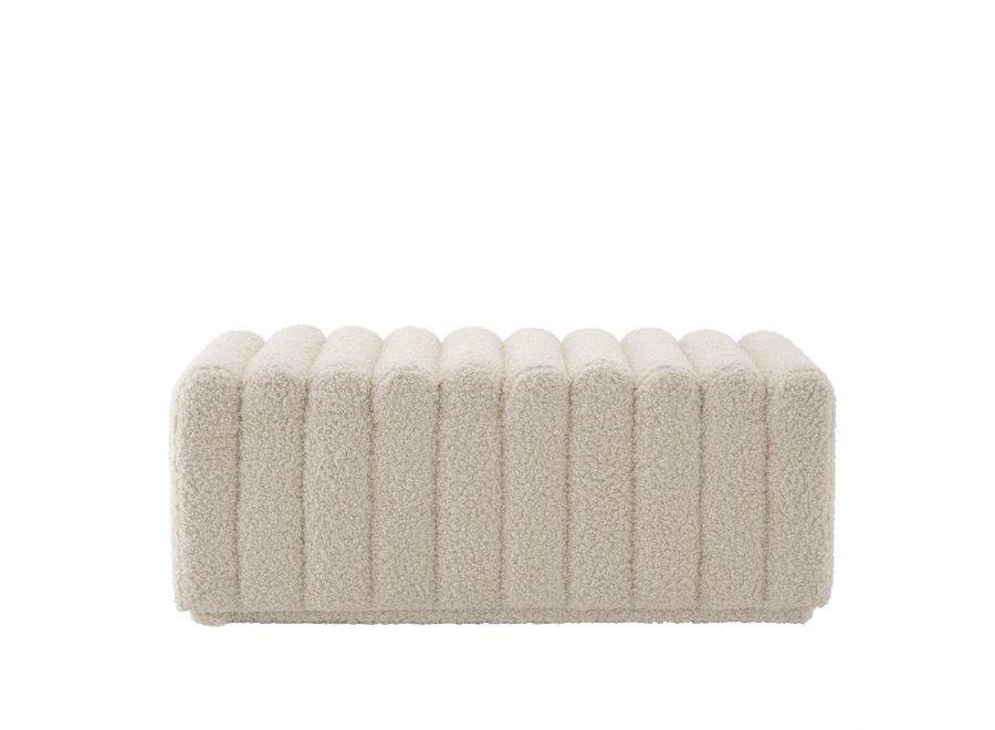 Banc 'Bente' - Faux shearling