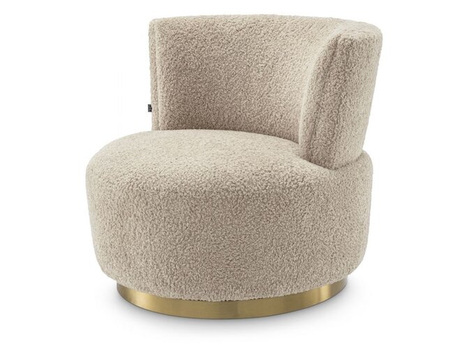 Swivel Chair Alonso - Canberra sand