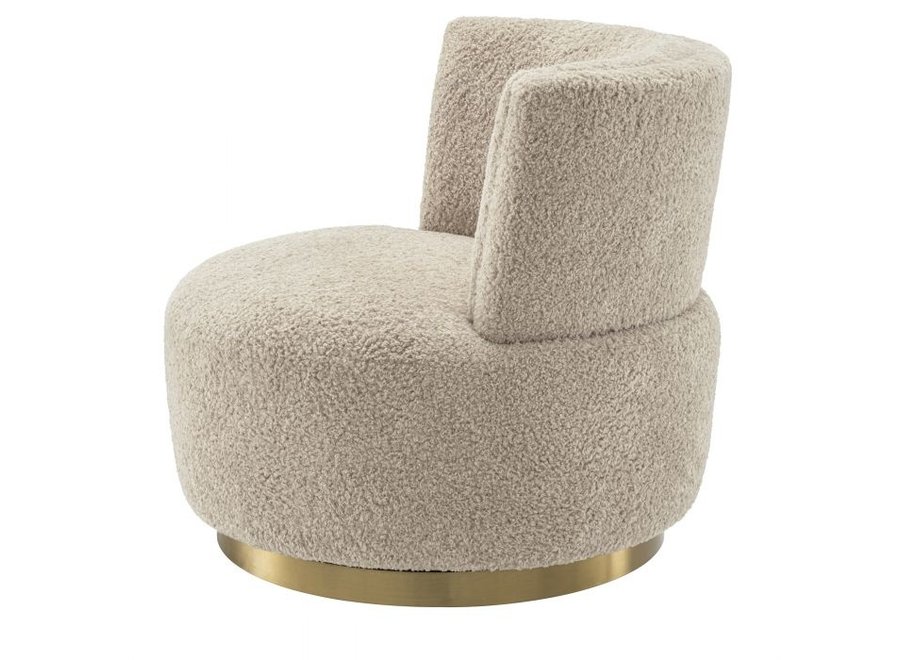 Fauteuil Pivotant 'Alonso - Canberra sand