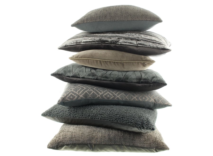 Decorative pillow Nazario Exclusive Dark Taupe