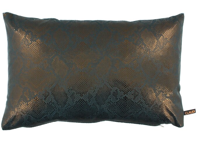 Coussin Grutto Petrol/Copper